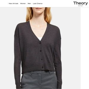 Theory Cardigan in Merino Wool